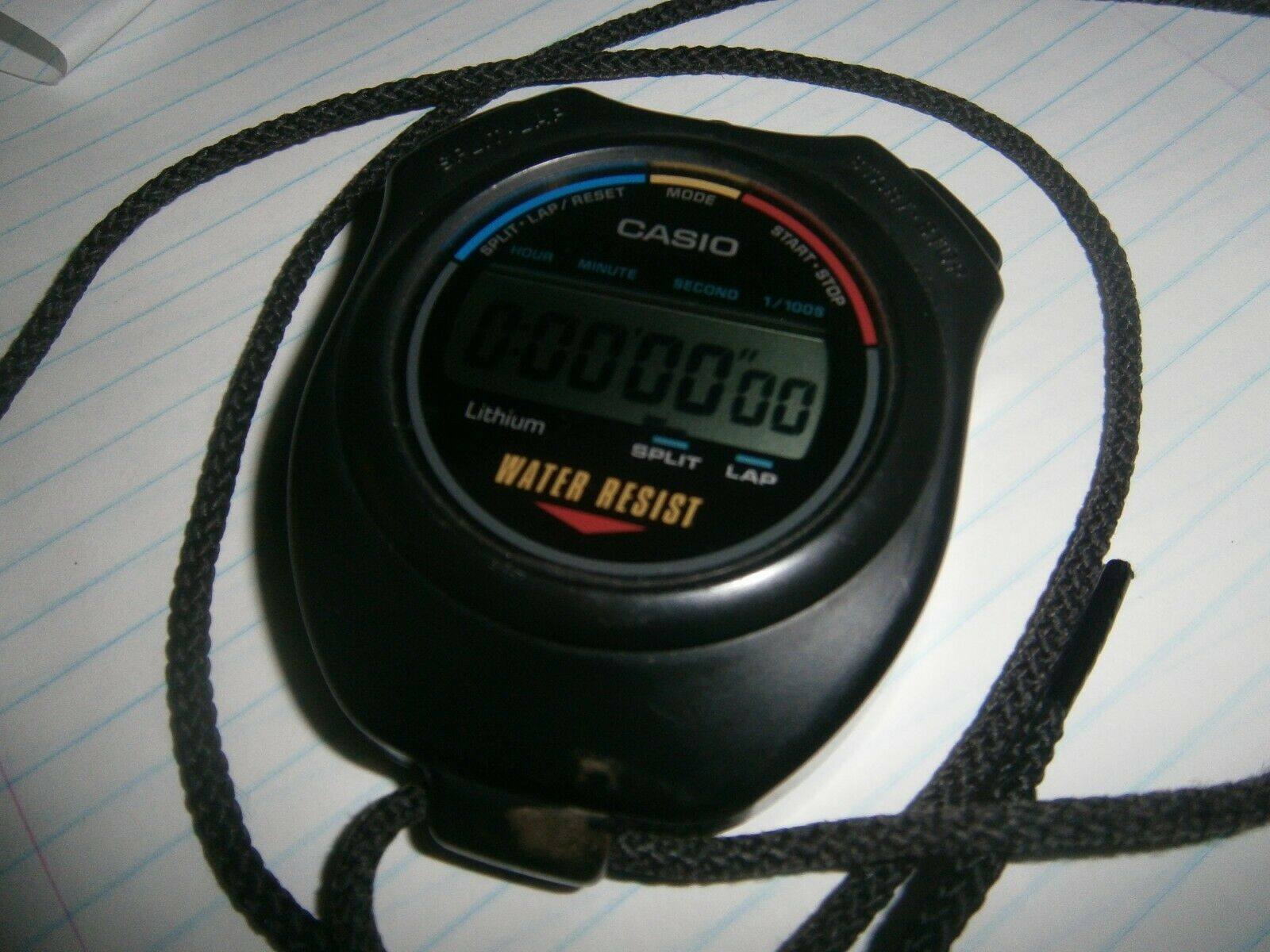 casio digital stopwatch