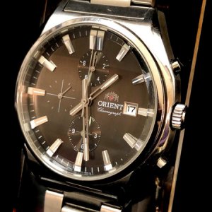 ORIENT 腕時計 TT10-C0-B CA ORIENT TT10-C0-B CA Chronograph Men's Wrist Watch Shipped
