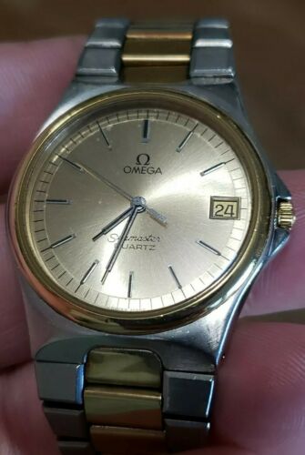 Mens OMEGA Seamaster 1960222 Quartz Wristwatch Cal 1337 Rare