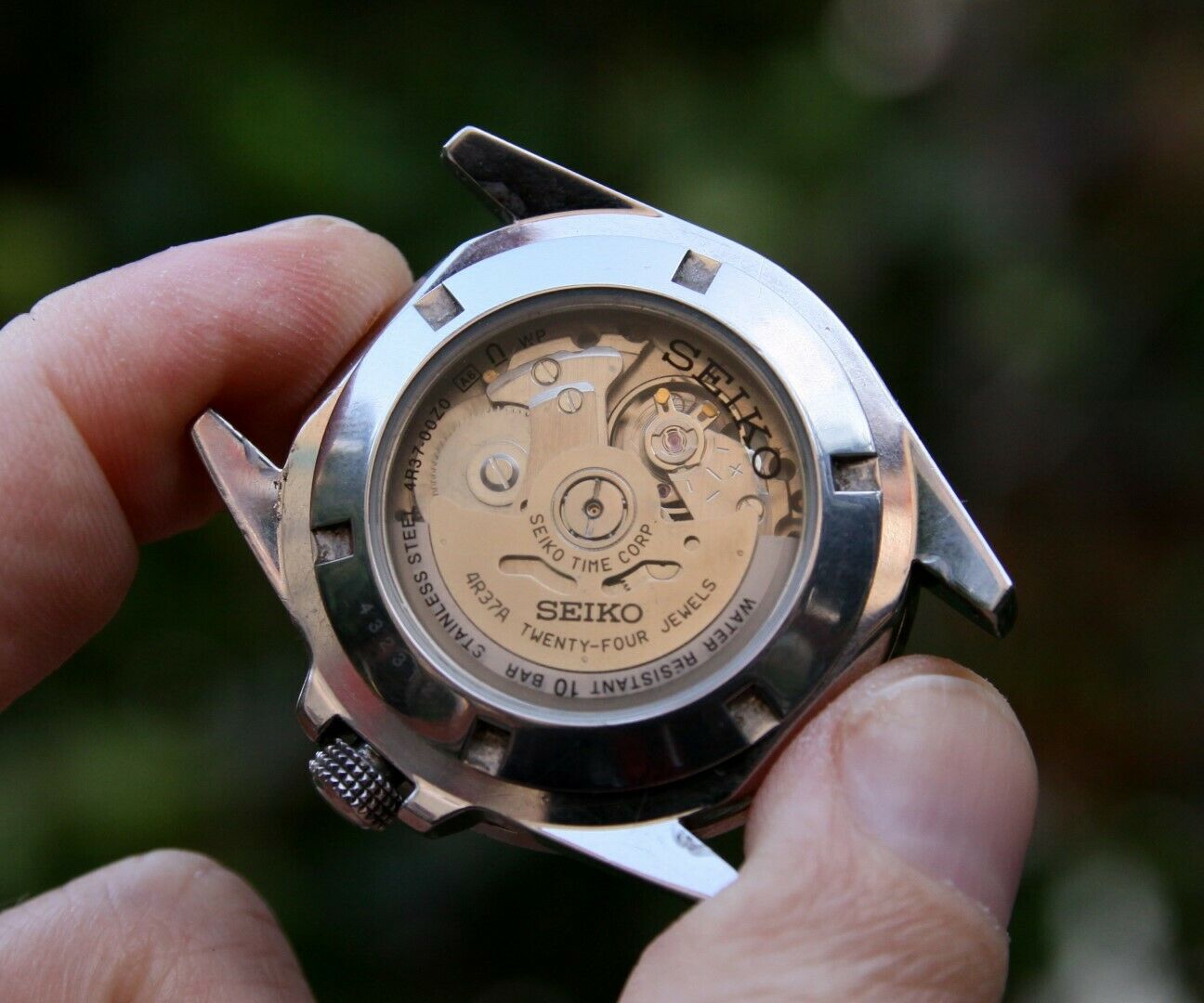 Oversized Seiko 4R37 00Z0 24j 24 hour GMT Sport Japan