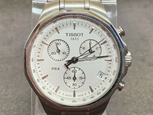 TISSOT Stainless Steel PRX 100M Quartz Tachymetre Chronograph