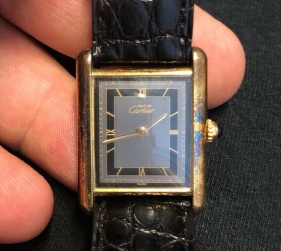 cartier 925 quartz argent