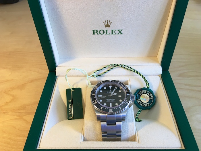 Fsot Rolex Sea Dweller 4000 Ref 116600 7 500 Watchcharts