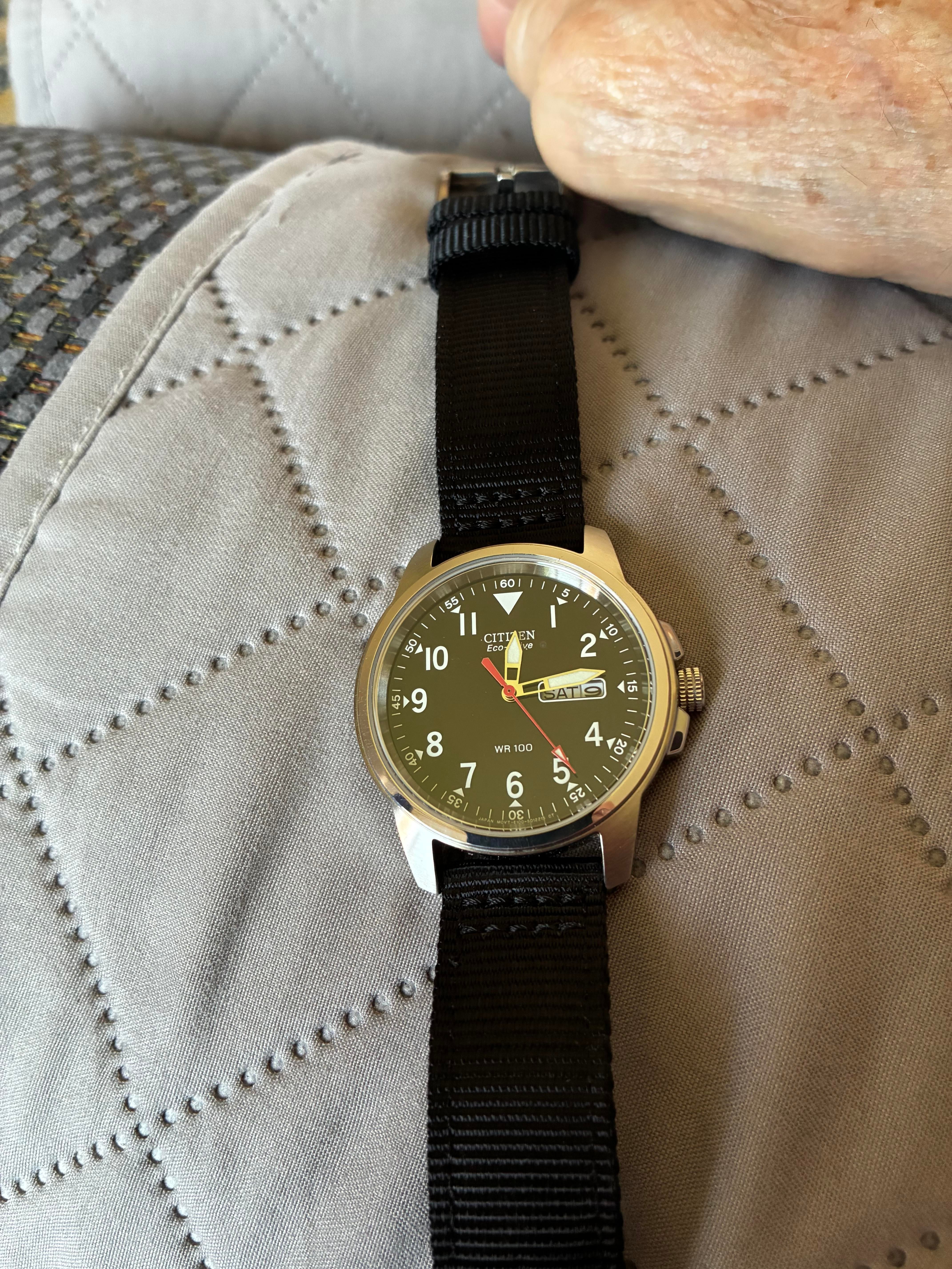 WTS] Citizen Chandler Eco Drive BM8180-03E Pilot/Field Watch Black