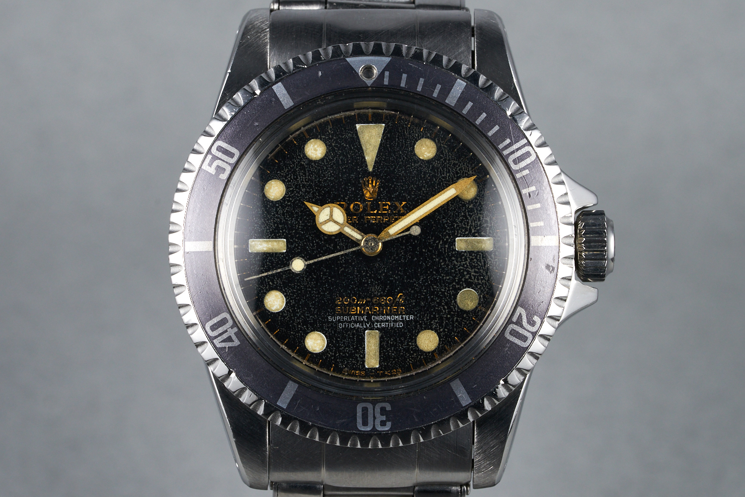 FS 1964 Rolex Submariner Ref 5512 PCG with Gilt Dial