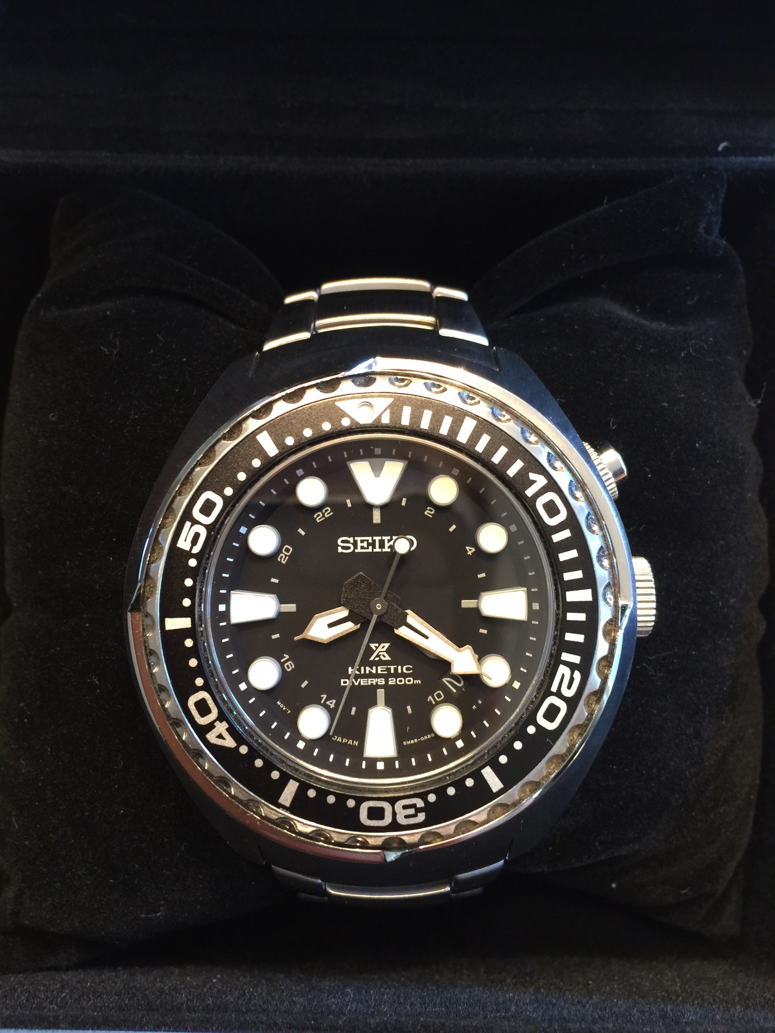 FS: Seiko Prospex SUN019 Kinetic GMT Diver Full Kit with AD Warranty ...