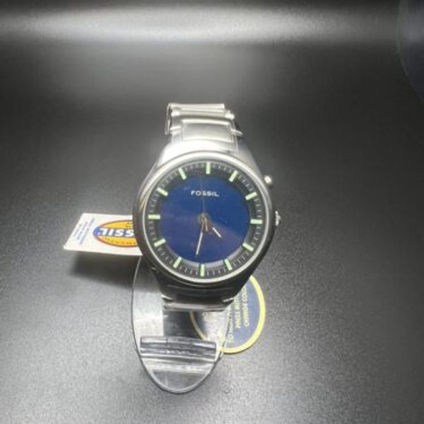 Fossil Kaleido JR-8106 Men Lady 50m Silver Steel Analog Quartz