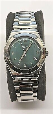 ★SWATCH★ [Headquarters] Swatch Irony Medium YLS468G Swatch Irony Middlesteel Quartz Green Dial Ladies Watch