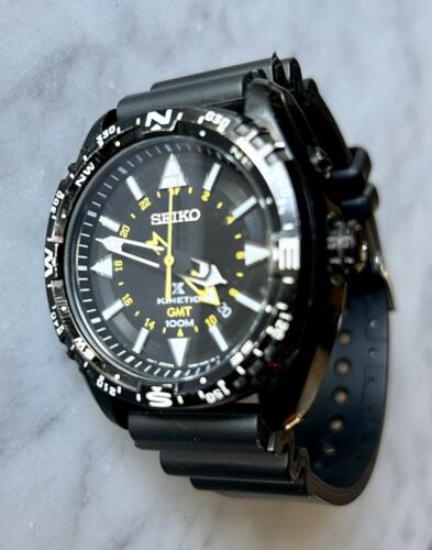 SEIKO 5M85-0AE0 Kinetic GMT Watch | WatchCharts Marketplace