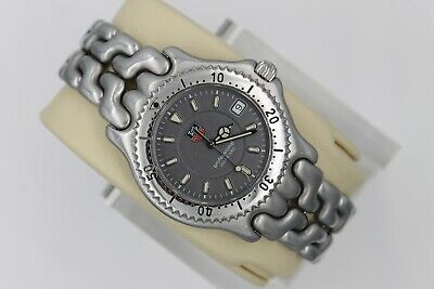 Tag Heuer WG1113.BA0473 Watch Mens SEL Gray SS S99.206 Mint Link S