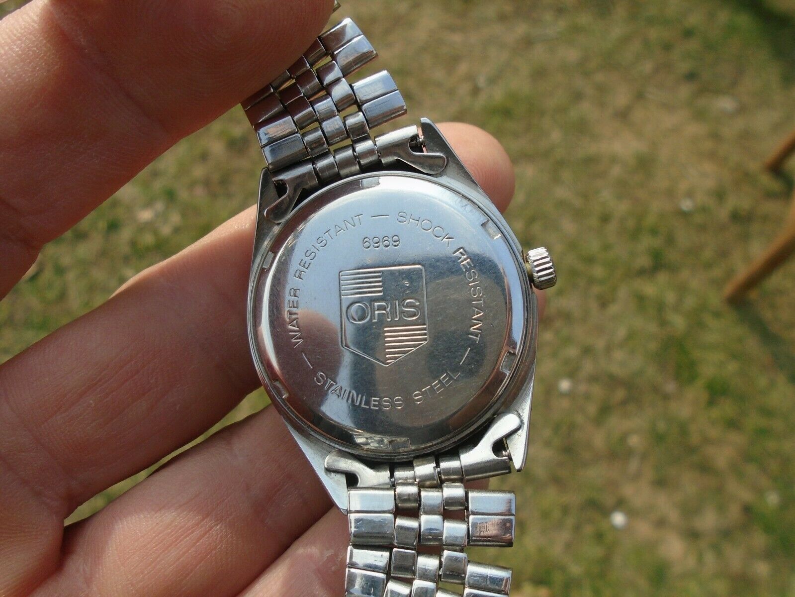 Vintage ORIS Black Dial Quartz 6969 RARE SWISS WATCH