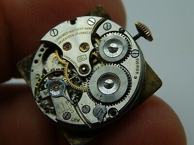 Vintage 1946 Longines Cal 10L Gents art deco wrist watch movement