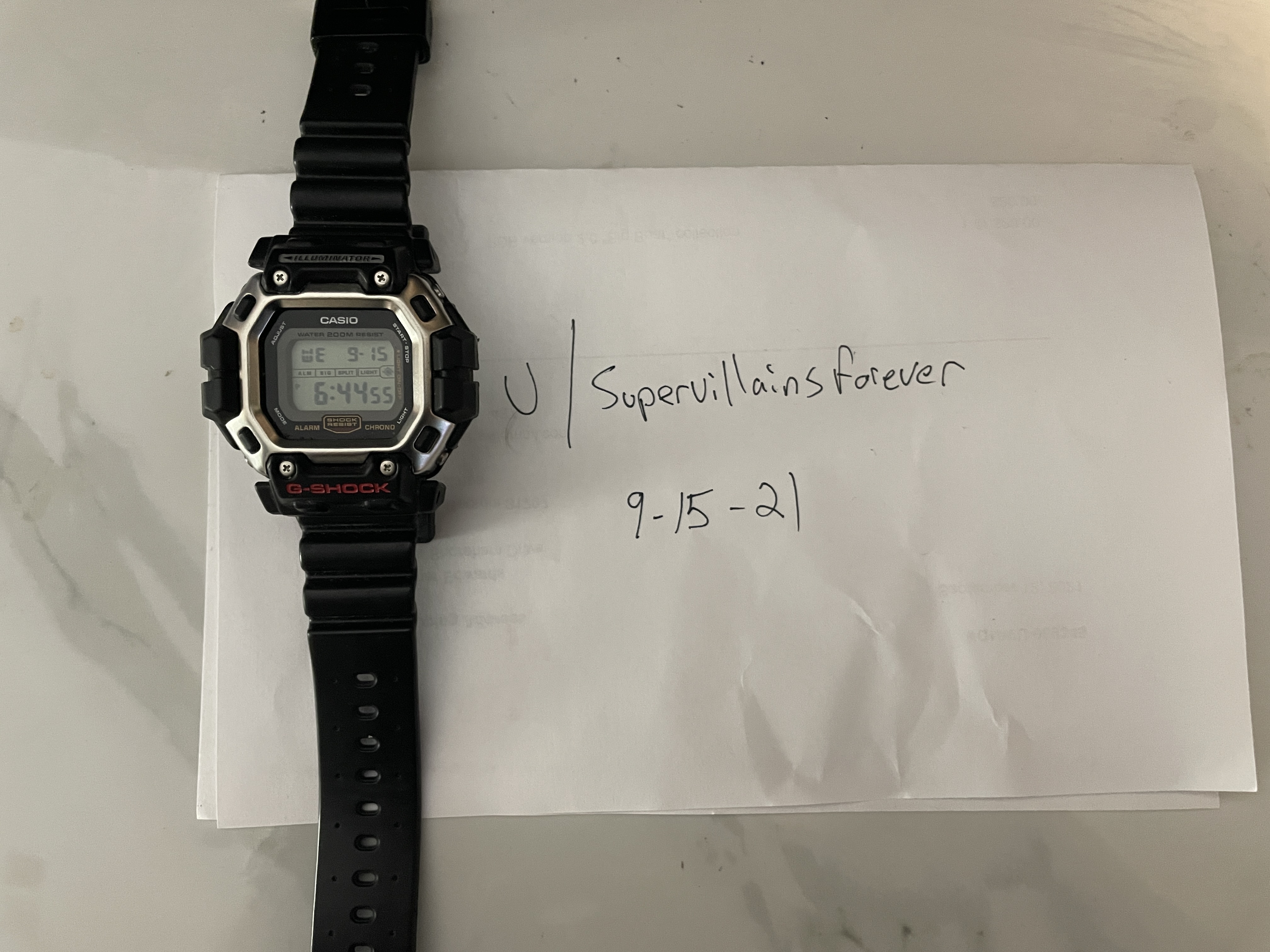 WTS Casio G Shock DW 8300 w new battery WatchCharts