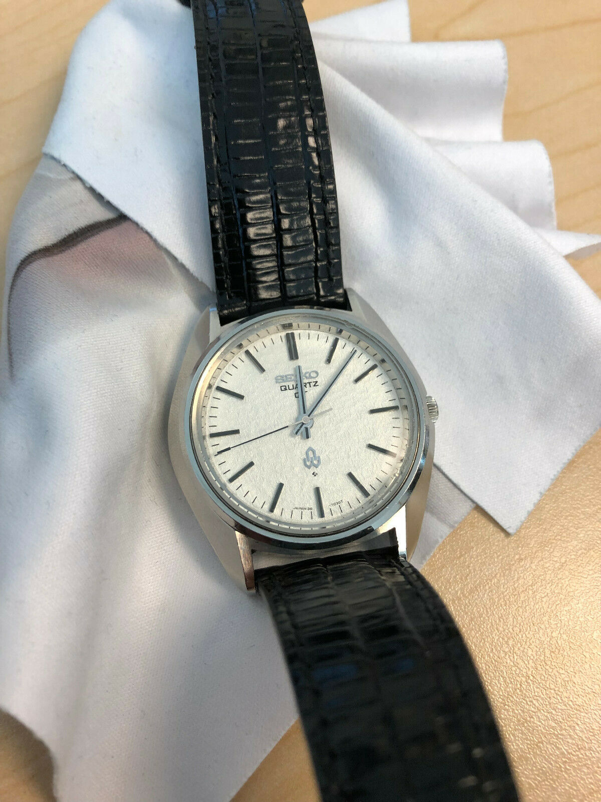 Vintage Seiko Quartz 38QT 38-7030 Snowflake dial Rare, Rare