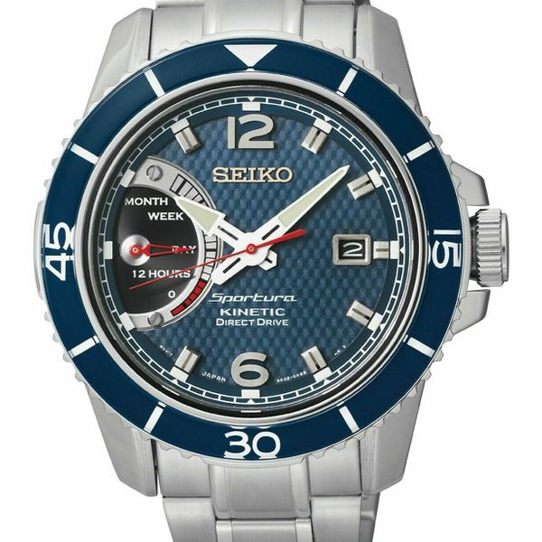 Seiko Sportura Kinetic Direct Drive (SRG017) Market Price | WatchCharts