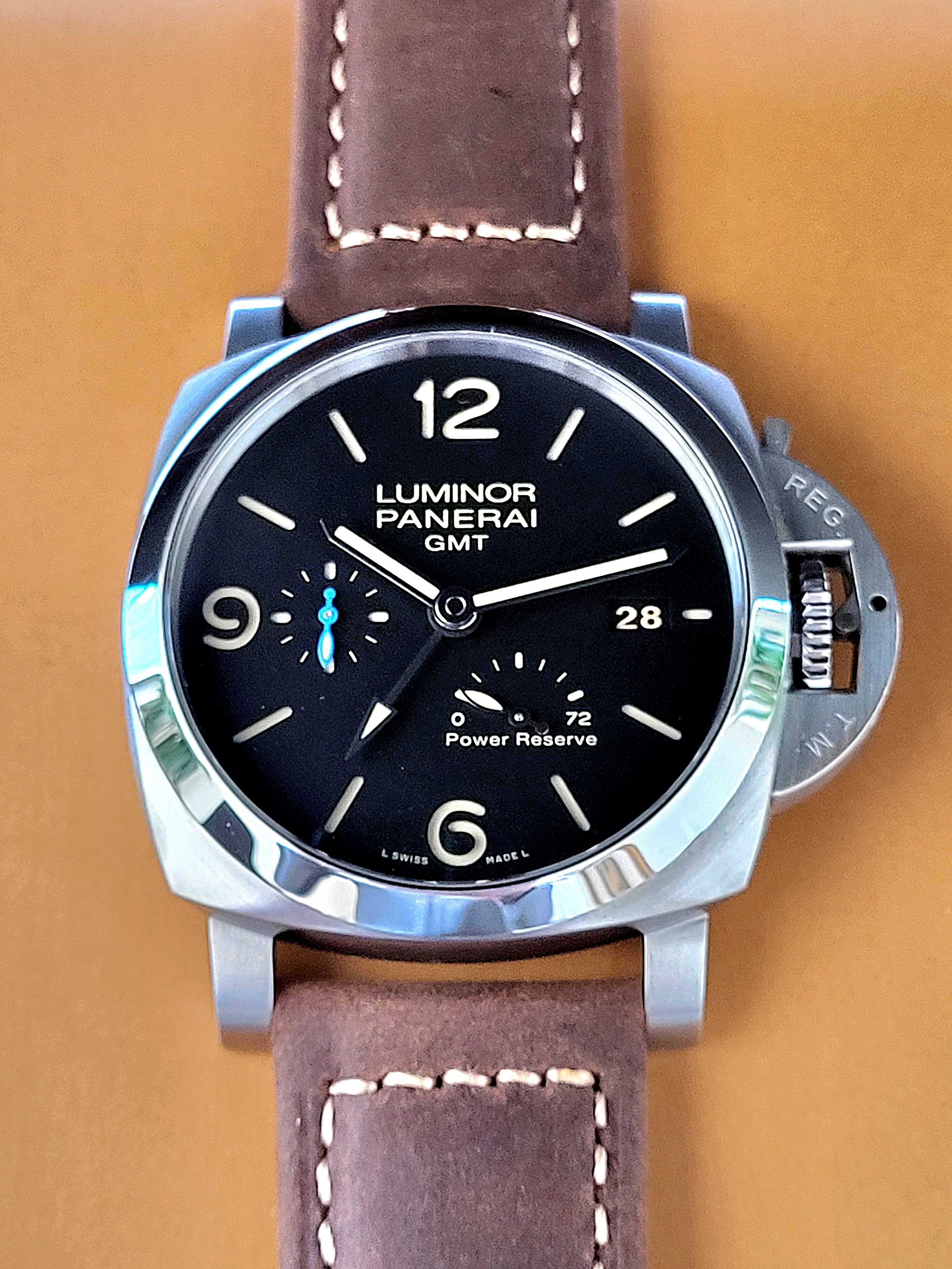 Panerai Luminor 1950 GMT 3 Days Power Reserve 44mm Steel PAM01321