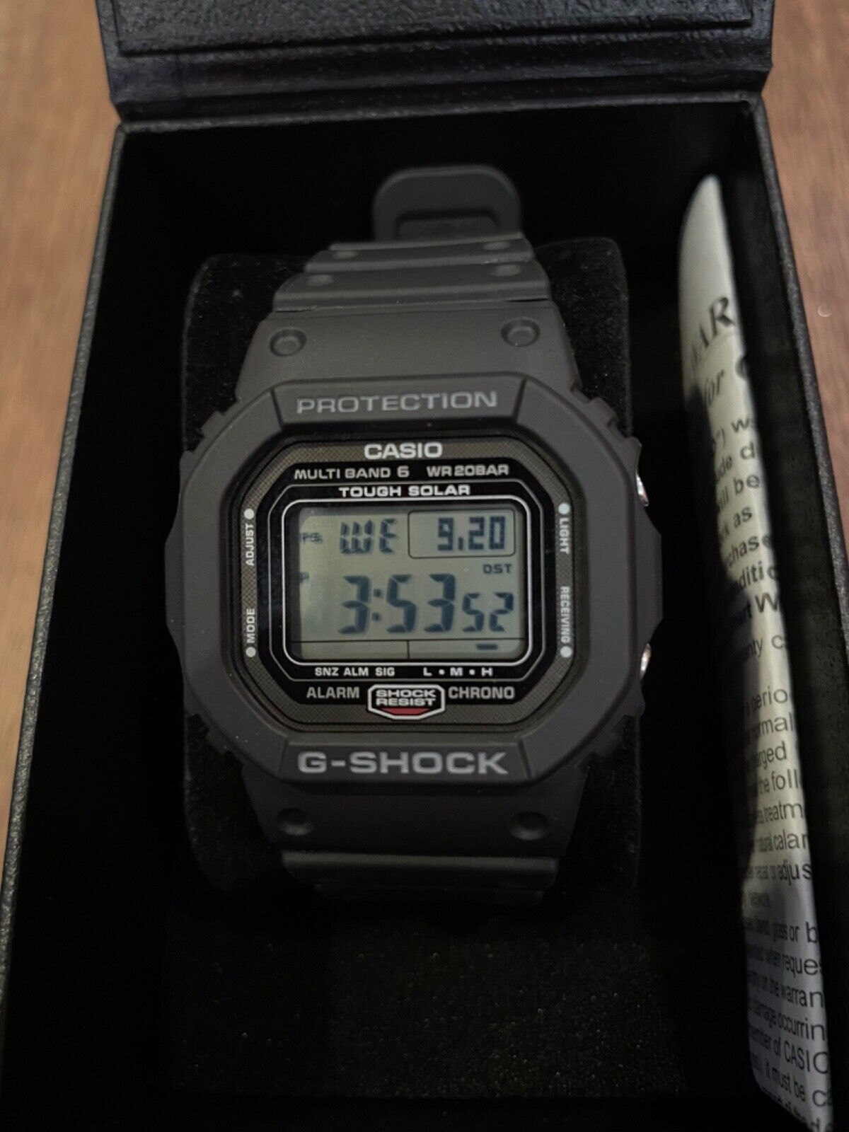 Casio G-Shock gw5000u-1 Steel case Tough Solar MultiBand 6