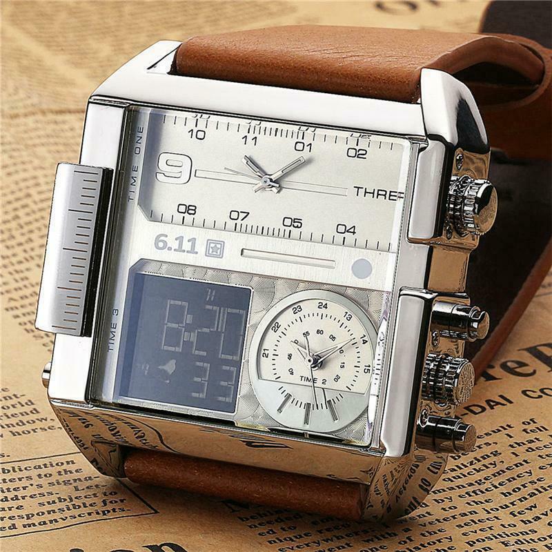 Square on sale military watch