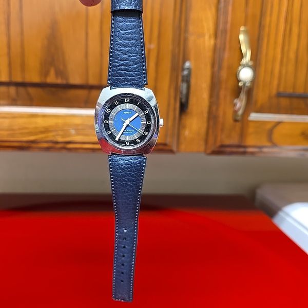 Montre Automatique Vintage Timex Viscount - Dorée - Année 1974 - Pour Homme