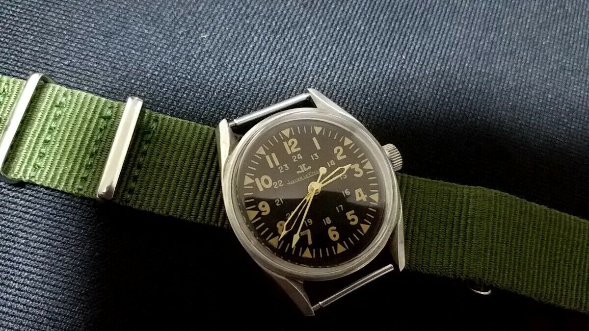 Vintage Jaeger LeCoultre US ARMY A.C. Navigation Hach Type A7