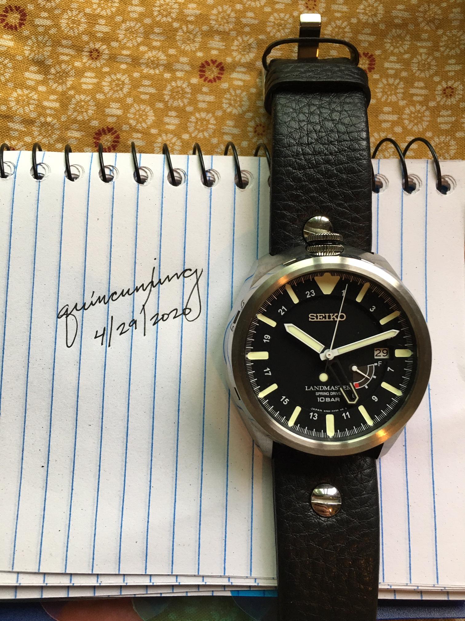 WTS Seiko SBDB015 Spring Drive Landmaster Repost Reduced