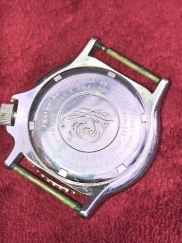 SEIKO 5H26 7A19 DIVER Pepsi Dial Quartz 200m For Parts Repair