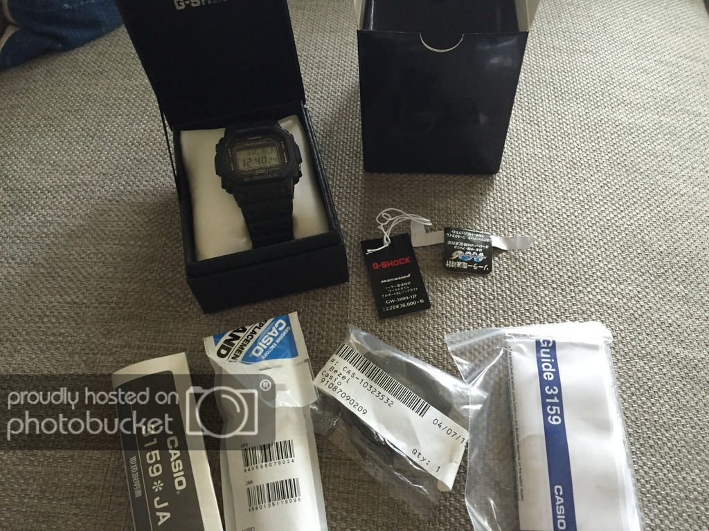 Fs Casio G Shock Gw 5000 1jf Multi Band 6 Japan Made Mint W Extras 225 Shipped Watchcharts