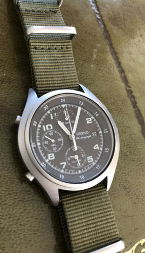 Vintage Seiko 7t32 7e70 Mens Military RAF Gen 2 Style Chronograph Watch |  WatchCharts