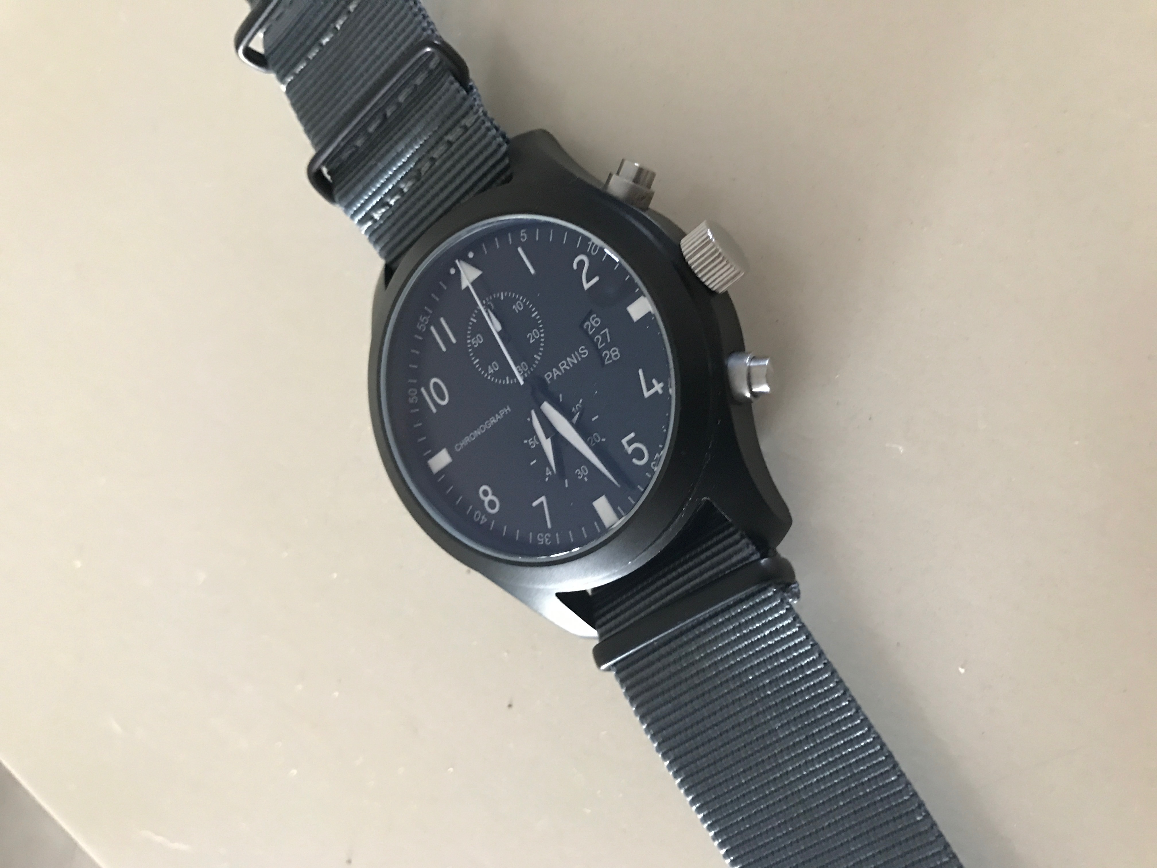 Parnis pilot store chronograph