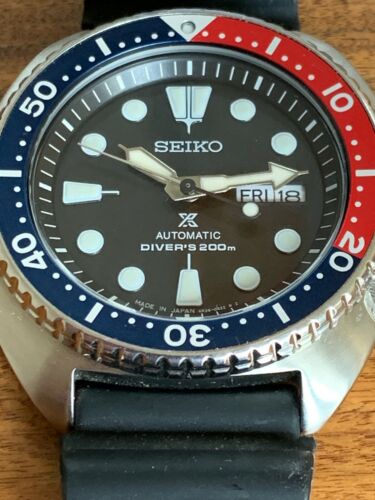 seiko diver 200m automatic pepsi