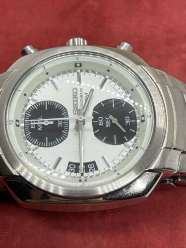 SEIKO PANDA Chronograph UFO 7T94-0AFO腕時計 Seiko Panda Chronograph Ufo 7T94-0Afo Watch | eBay