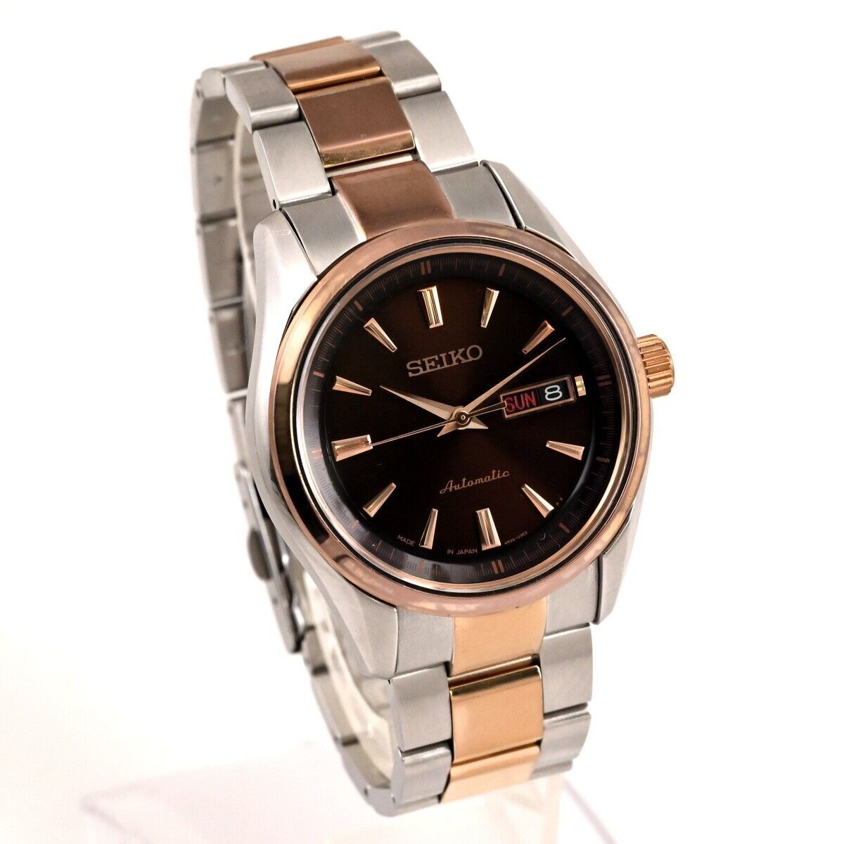 SEIKO Presage Automatic Day/Date 4R36-03H0 SARY056 41mm Dark Brown