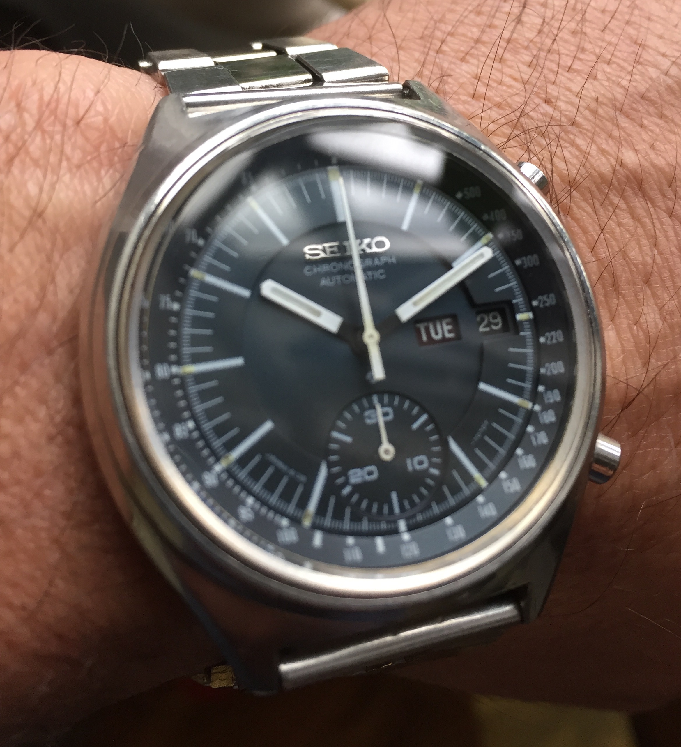 Montre Seiko 6139-7070 Vintage - Chronographe Automatique Des Années 70, Occasion