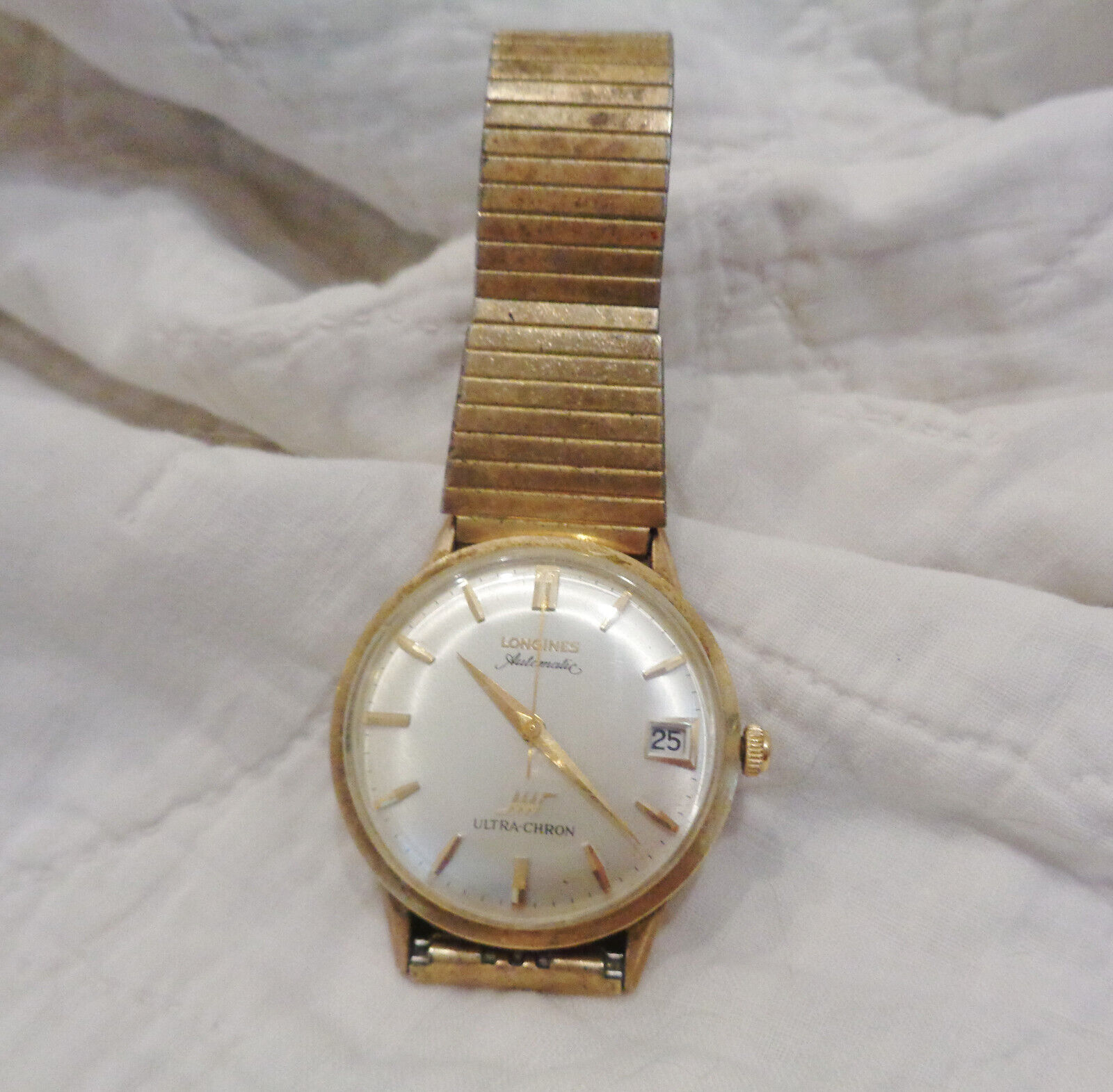 Longines automatic ultra chron 10k gold filled best sale