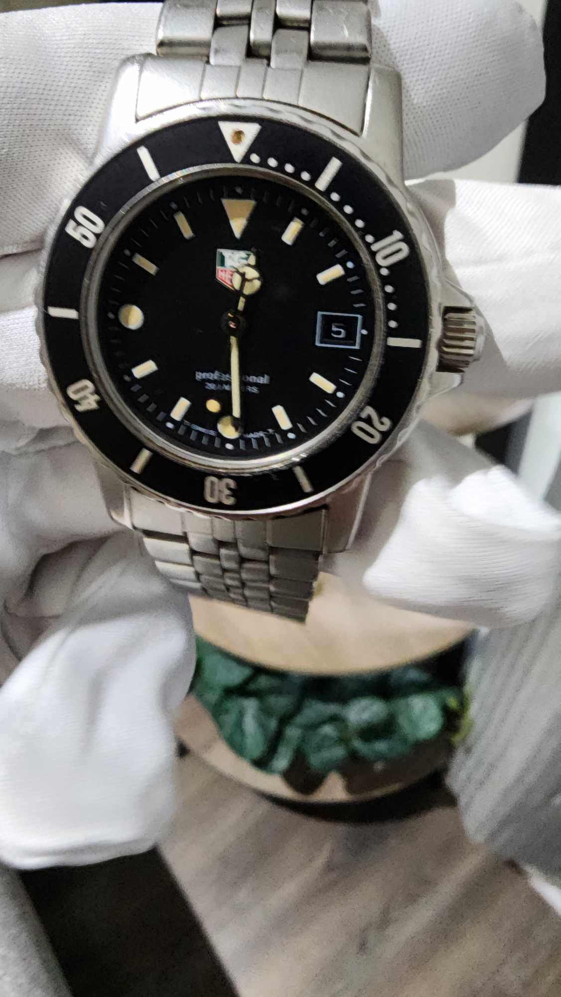 WTS Tag Heuer Professional 1500 ref. 929.213G in 36mm for 450