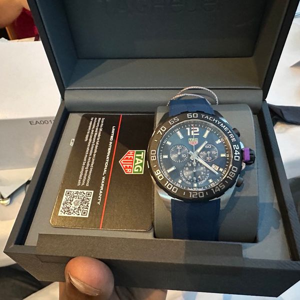 F1 Blue Tag Rf4 TAG Heuer Formula 1 Blue Strap | WatchCharts Marketplace
