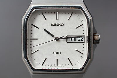 Exc 5 SEIKO 7N93 5000 SPIRIT SNOWFLAKE DIAL Watch Kanji Weekdater