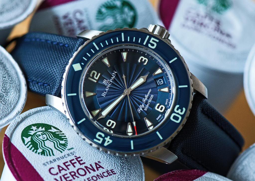 blancpain blue fifty fathoms