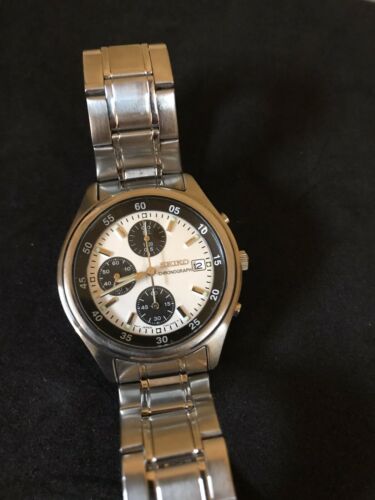 SEIKO　クロノグラフ　7T92-OCCO パンダ SEIKO クロノグラフ 7T92-OCCO パンダ - メルカリ
