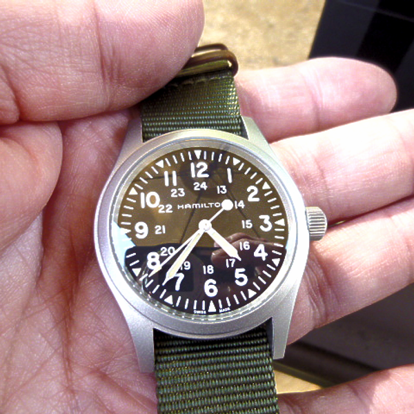 Hamilton Khaki Field mechanical Full Kit Bonus Extra Strap From Fin