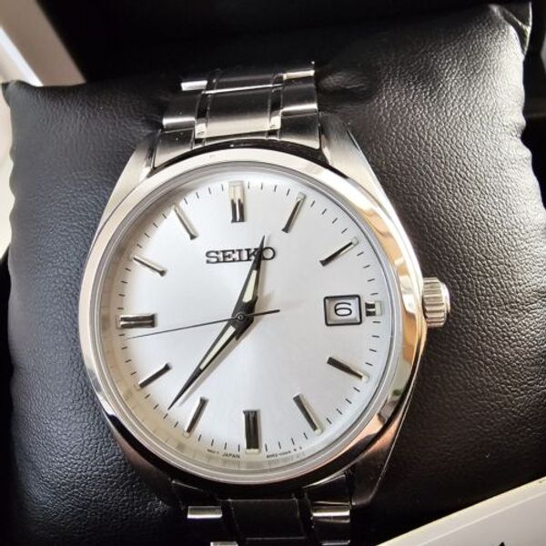 Seiko Classic SUR307P1 men's white watch - Seiko boutique