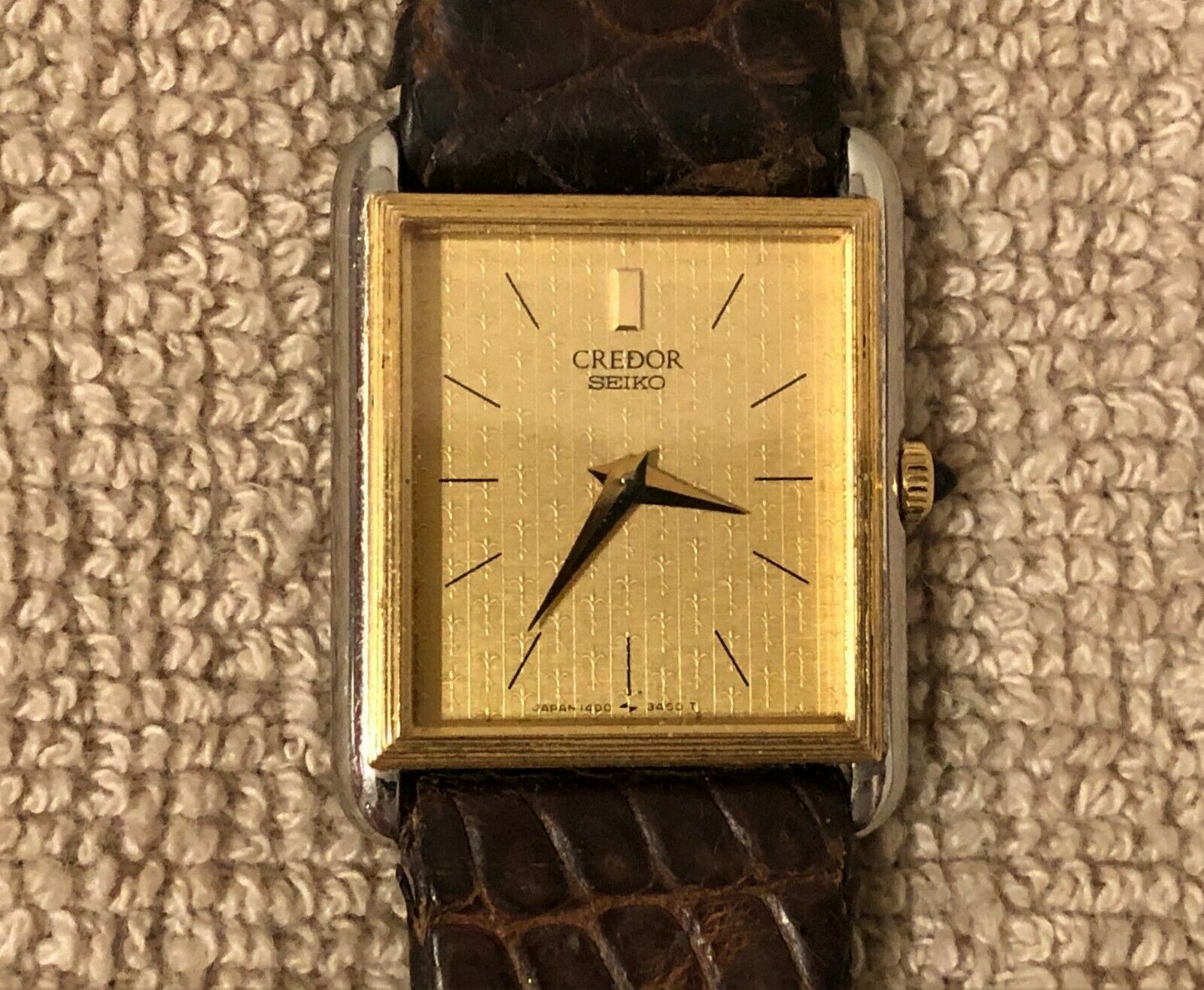 SEIKO CREDOR SS x 18KT クォーツ 金 ゴールド 腕時計 CREDOR SEIKO クレドール セイコー 腕時計 18金 K18イエロー