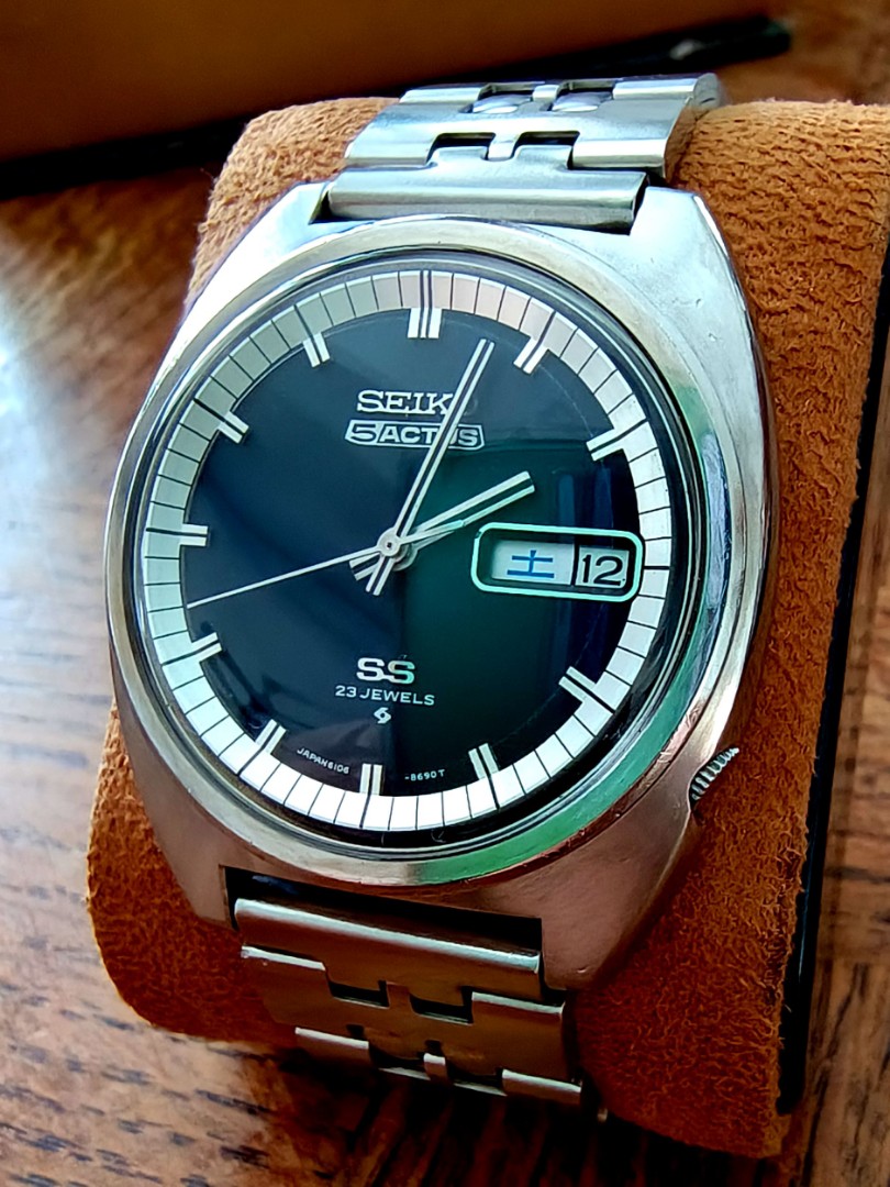 Seiko 5 Actus SS 6106-7700 Automatic Watch | WatchCharts Marketplace