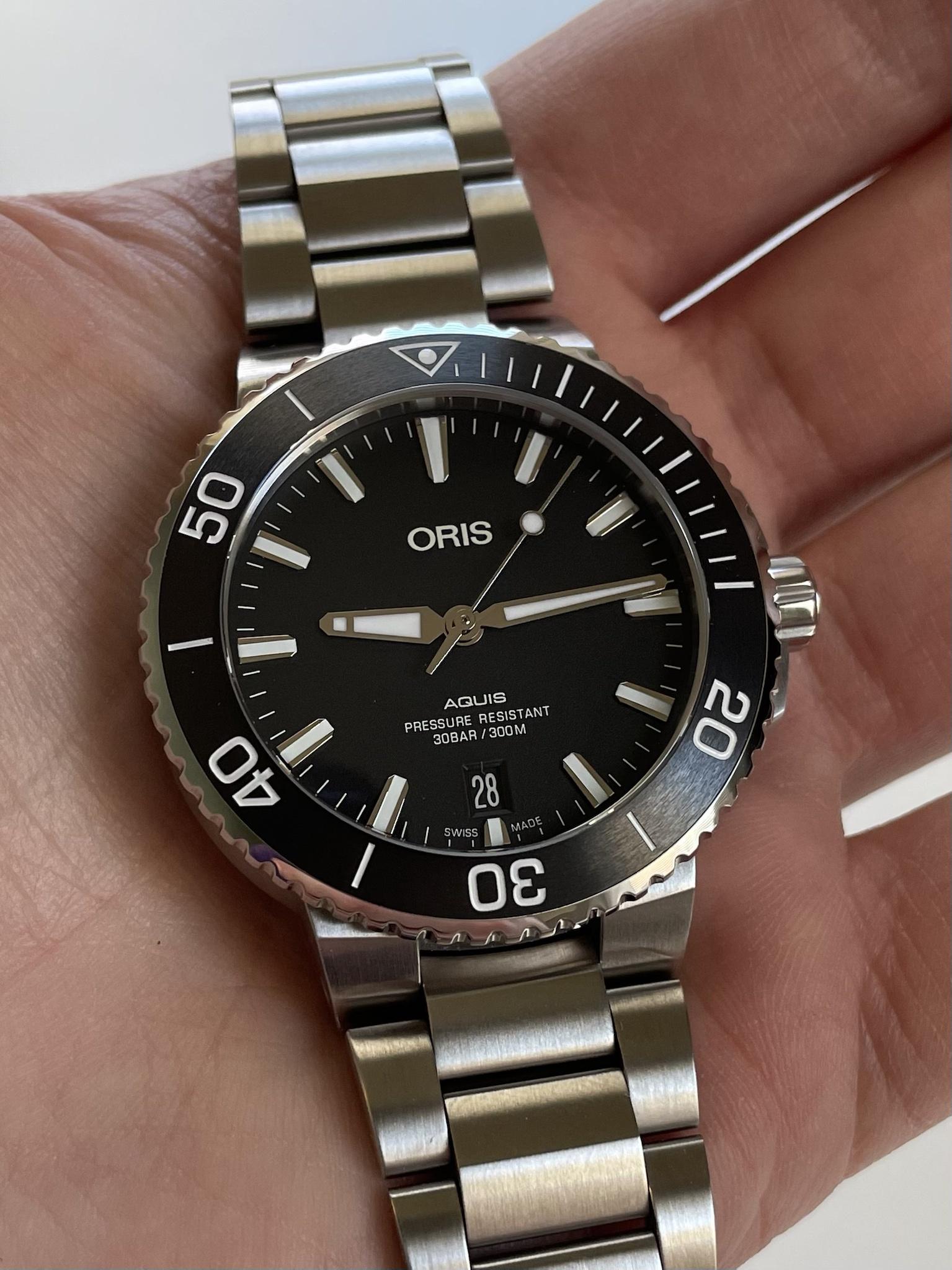 Oris aquis hot sale 39.5 black