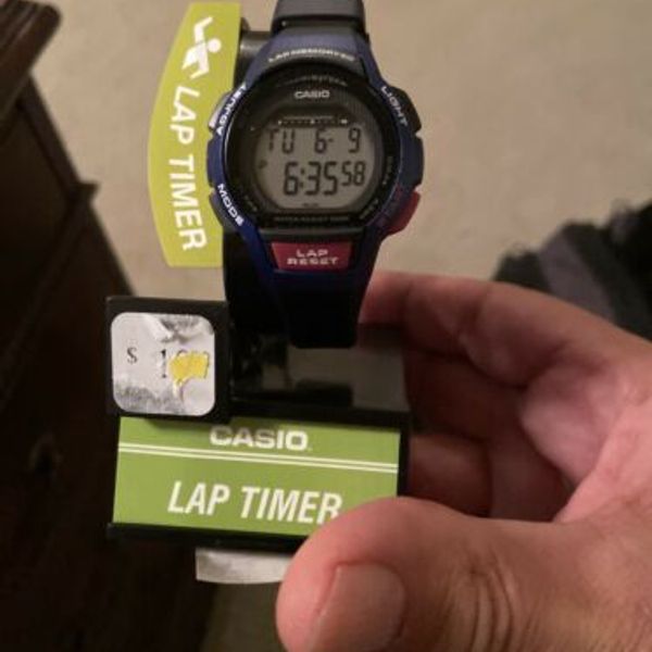 Casio Illuminator Digital Sport Watch Lap Timer LWS1000H-2AV Alarms ...