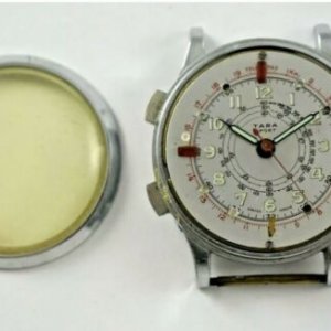 Vintage Tara Sport Telemetre Chronograph Wristwatch deals