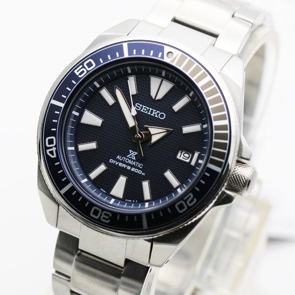 BNIB Seiko Prospex Samurai Automatic Divers Men Blue Dial Stainless ...