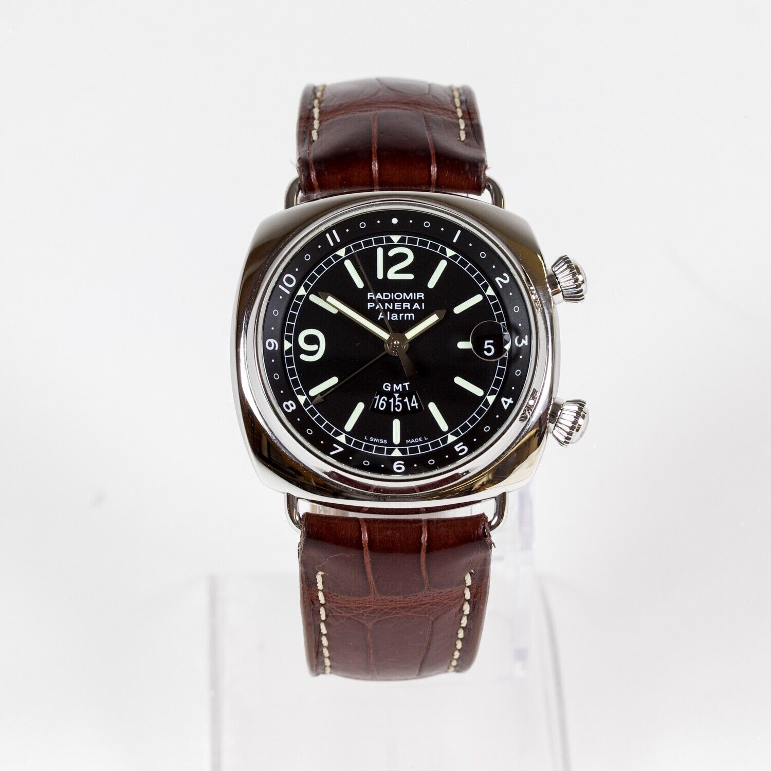 Panerai Radiomir PAM 00098 GMT Alarm 2015 Full Set Stunning