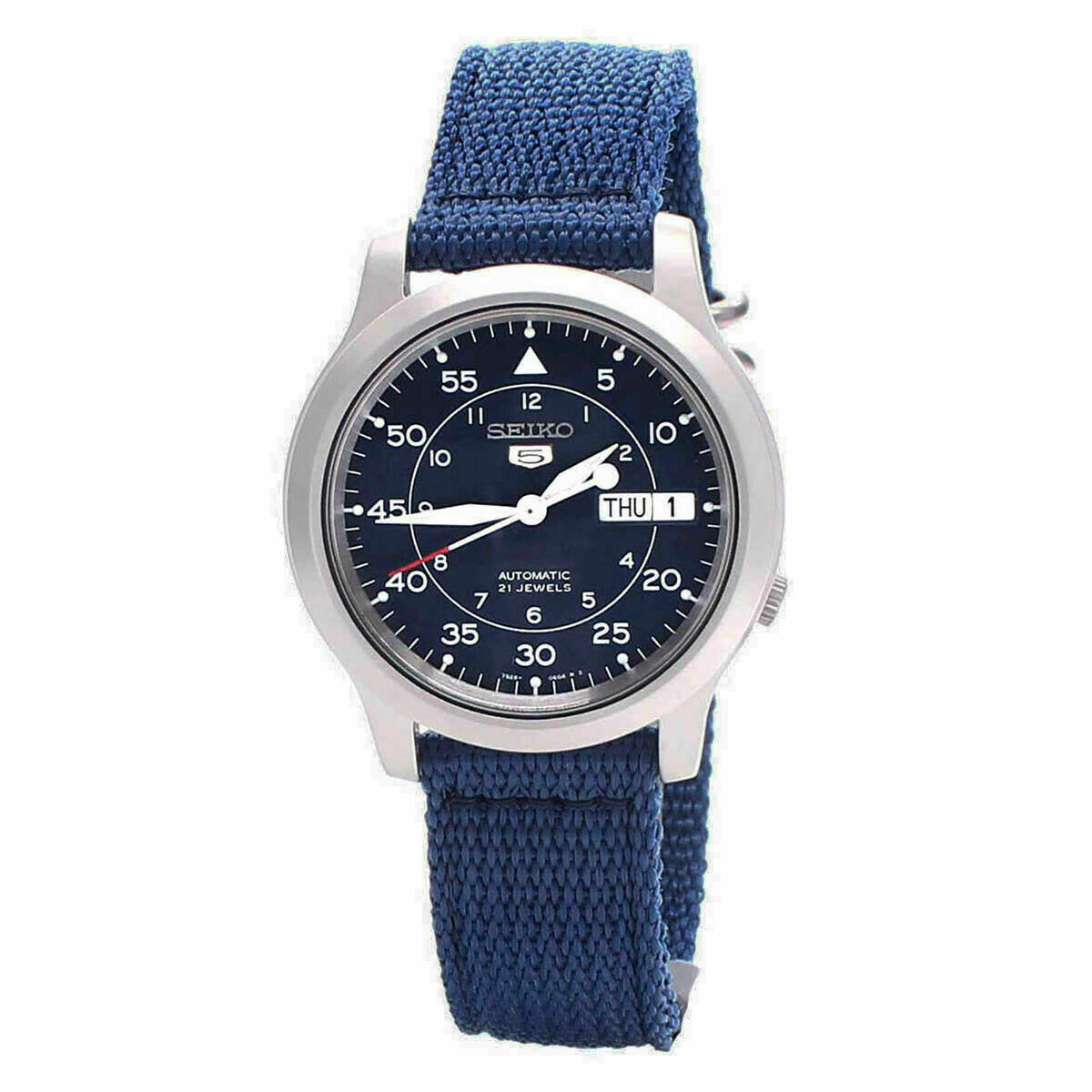 Seiko SNK 5 Automatic Blue Mens SNK 807 | WatchCharts
