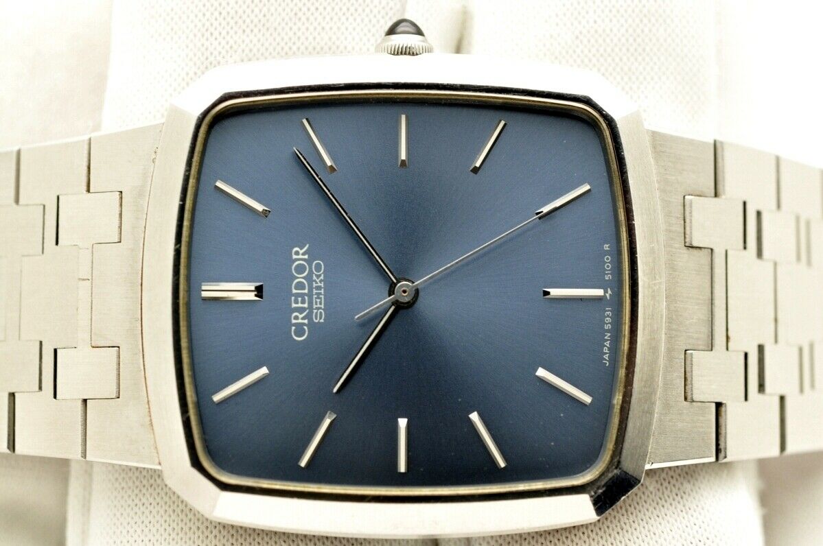Vintage Seiko CREDOR 1989 Quartz 5931-5120 Luxury Men's Watch